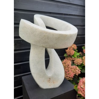 wit abstract tuinbeeld