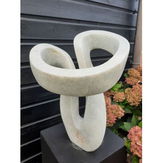 wit abstract tuinbeeld