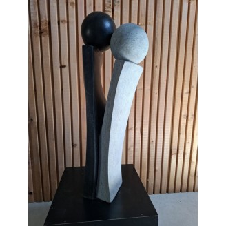 (tuin)beeld Couple, gemaakt door Kelvin Ferenando.