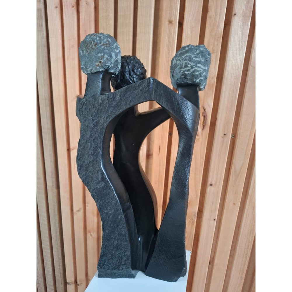 Vrolijke figuren van harde steensoort springstone