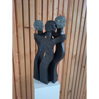 Vrolijke figuren van harde steensoort springstone